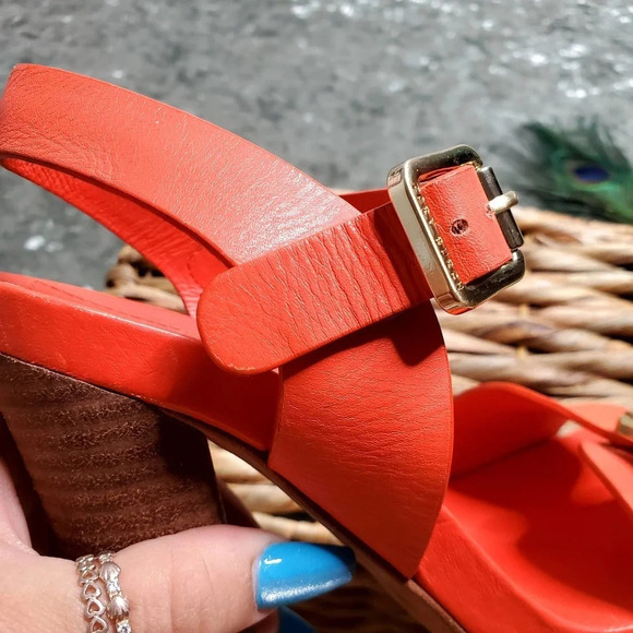 Tory Burch Tatum Nectatine Platform Heels - Picture 11 of 13